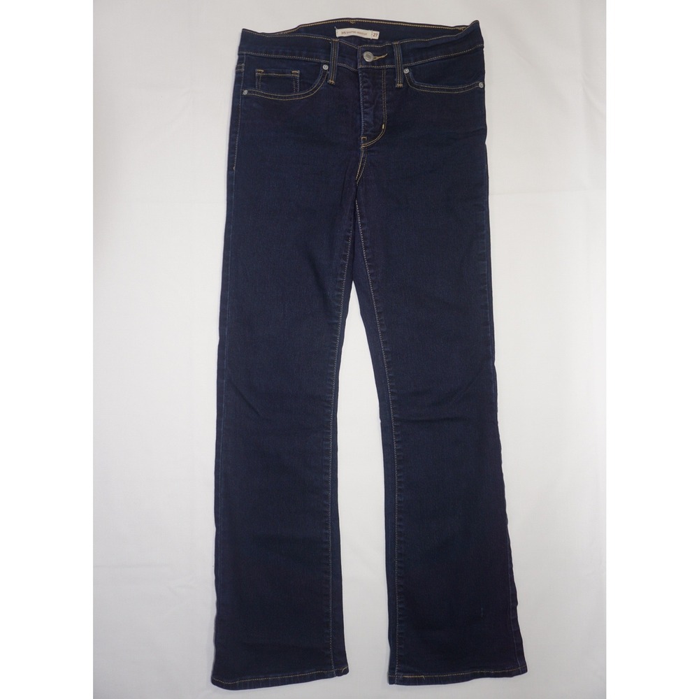Levi's 27 315 Shaping Bootcut Dark Wash Blue Denim Jeans
